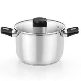 Monix Olla Elite Inox M240222 22cm 5L Acero Inoxidable Apta para Inducción